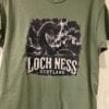Adult T-Shirt Gothic Loch Ness Military Green