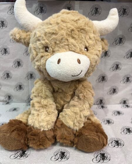 Soft Toy Highland Cow - Keelco Baby Hamish Large Soft Toy Highland Cow - KeelEco Highland Cow Large Baby Hamish