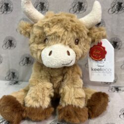 Soft Toy Highland Cow - KeelEco Highland Cow Small Baby Hamish
