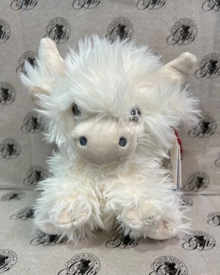 Soft Toy Highland Cow - Keelco Cream Shaggy Cow Soft Toy Highland Cow - KeelEco Cream Shaggy Highland Cow